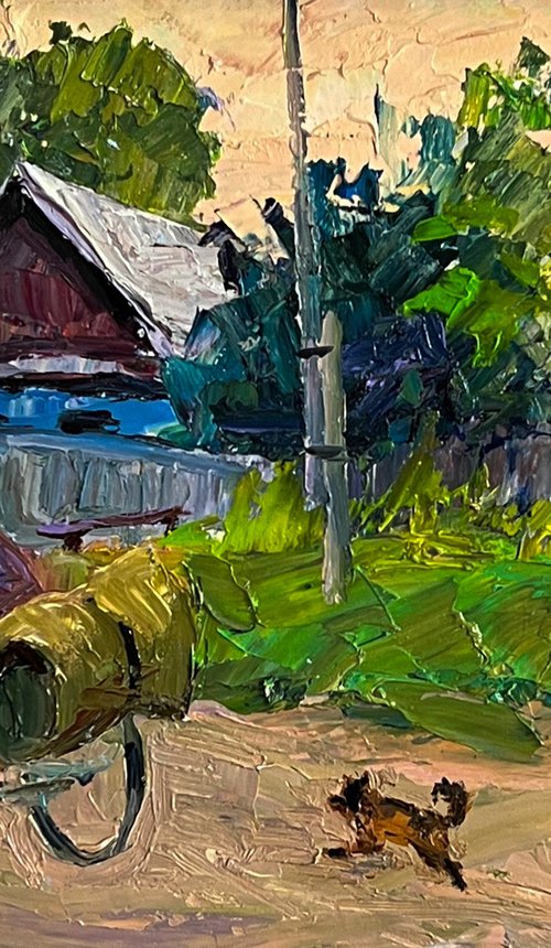 Country Life with a Dog by Boris Serdyuk