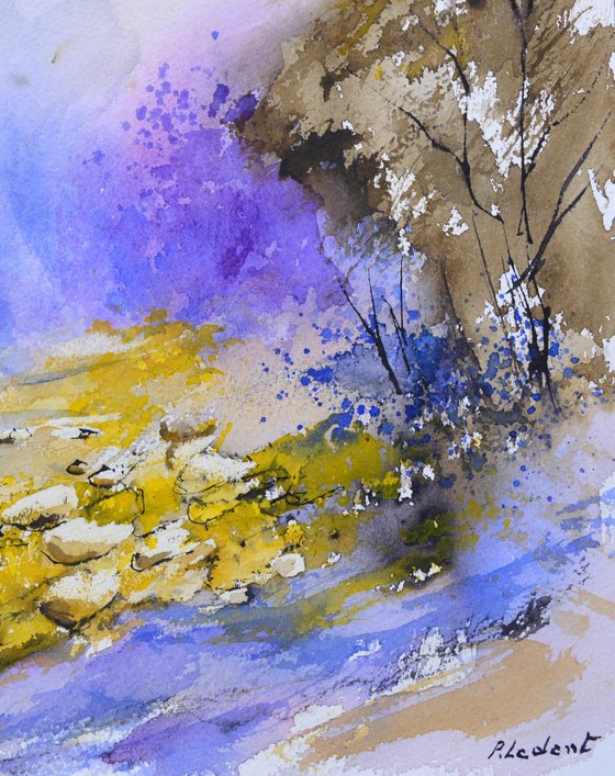 The valley of mists watercolor