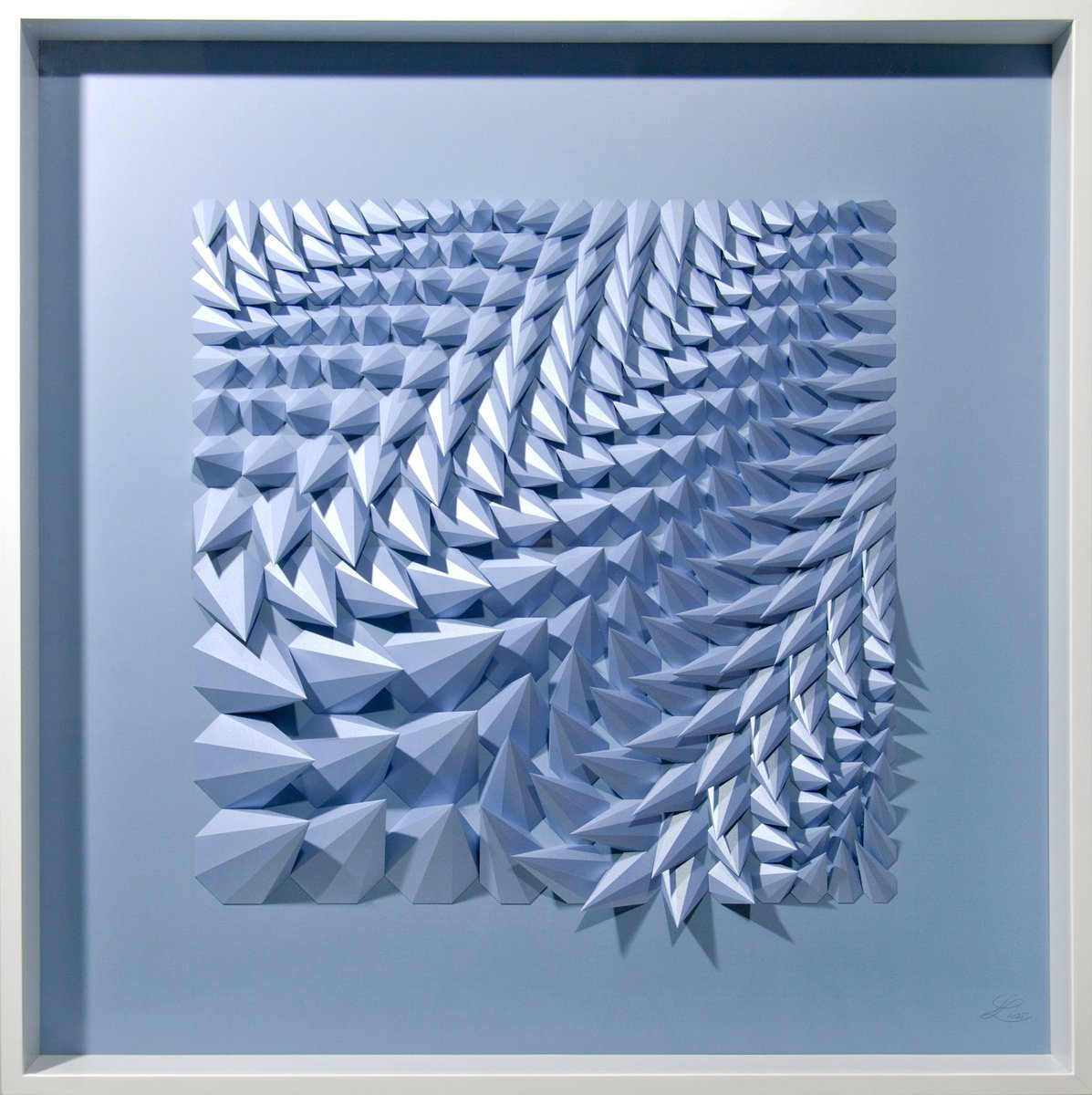 Geometric Abstract Sculpture By Letovbarski Artlab, 41 X 41", Lunaris, Original Artwork