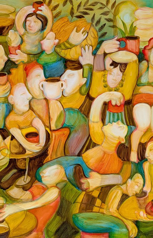 Coffee yoga by Egle Colucci