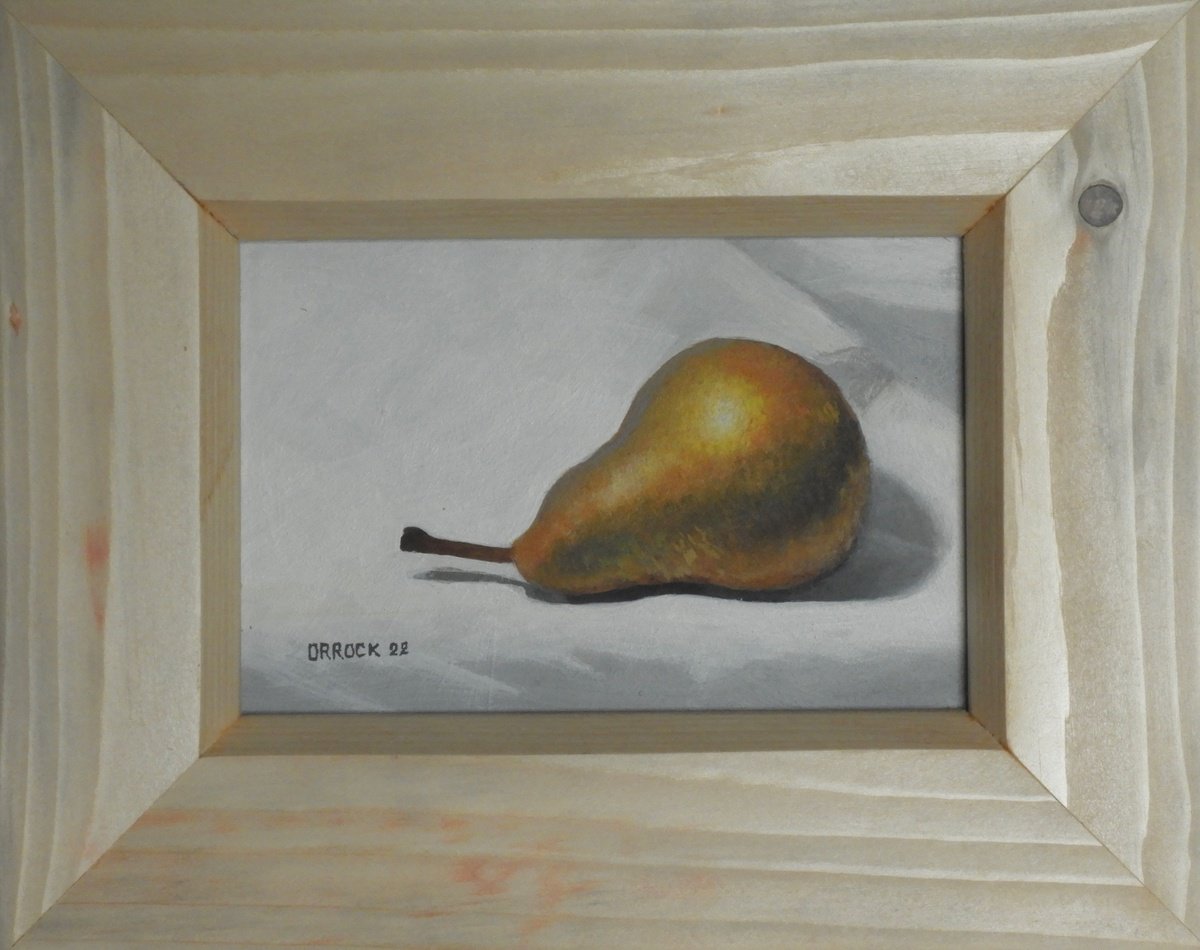 Single Pear by Peter Orrock