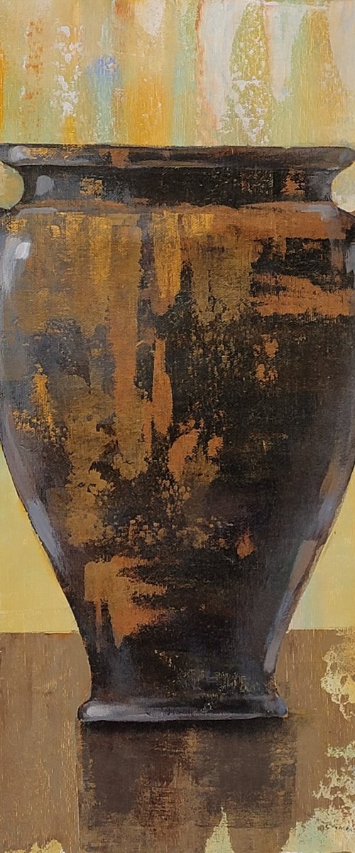 Glazed Pot II by Silvia  Vassileva