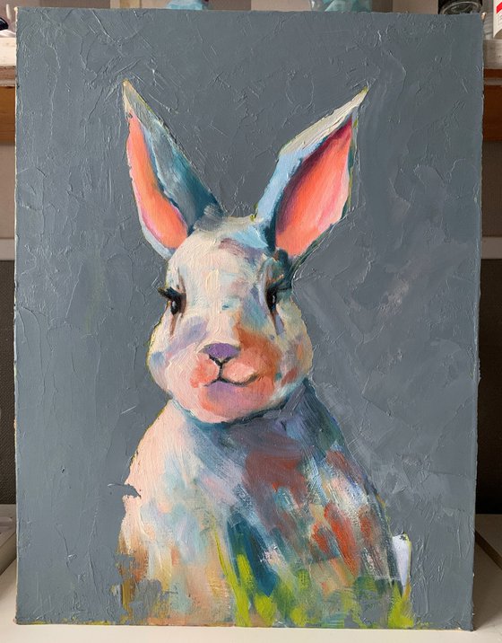 Colorful Rabbit Bunny.