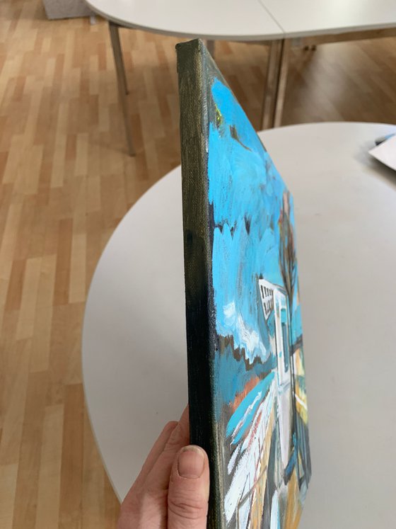 French Riviera. Seaside Kiosk