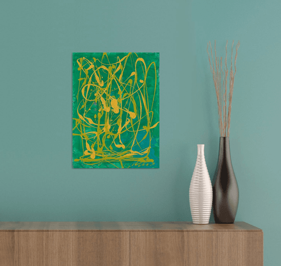Le Sacre du Printemps - abstract drip painting