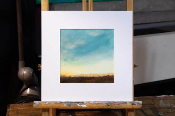 Dawn - landscape - Small size affordable art - Ideal decoration - Ready to frame