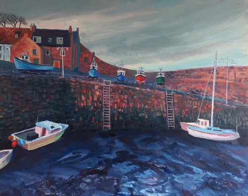 'Crail Harbour, Fife' by Stephen Howard Harrison
