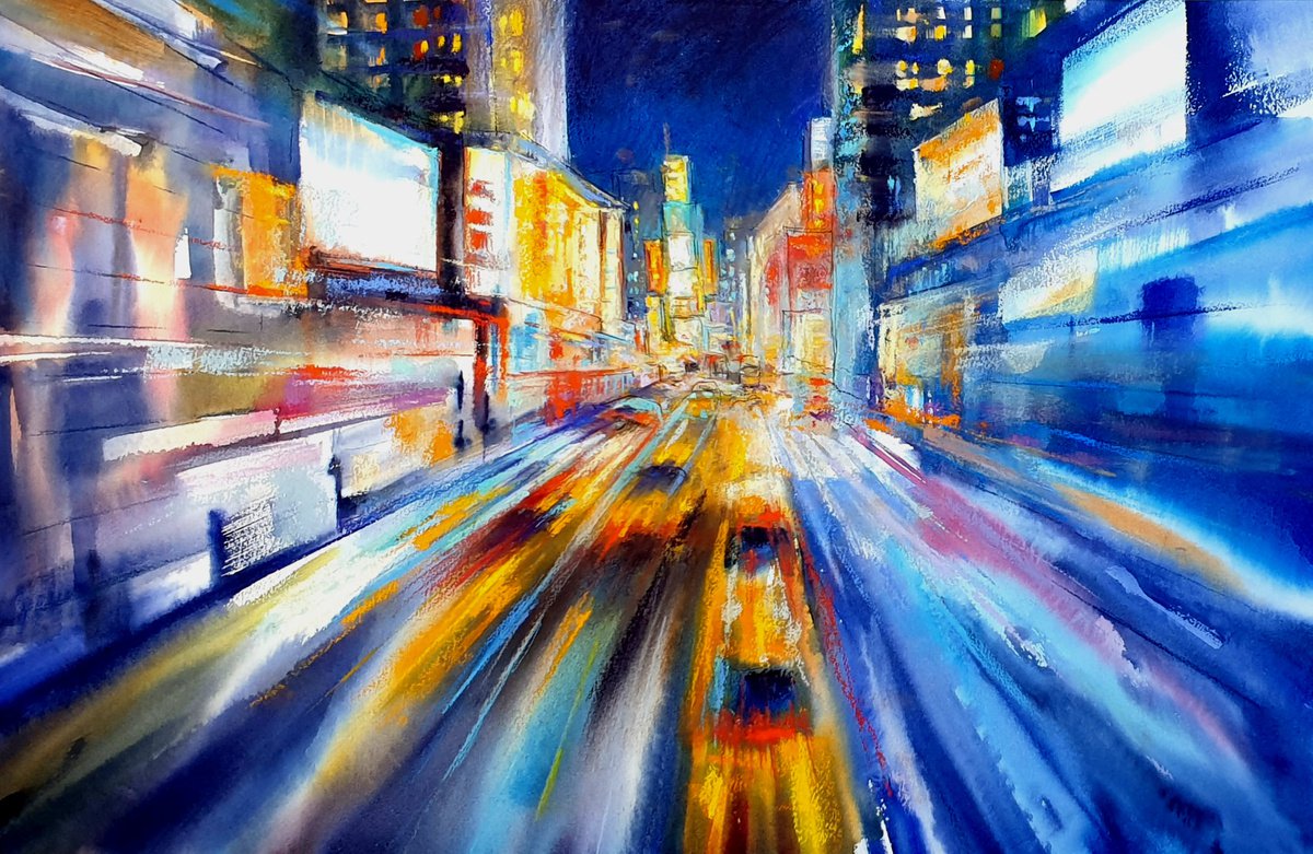 Night Lights of New-York. by Elena Genkin