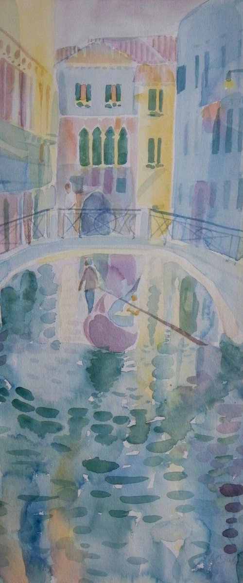 Venetian Canal by Mary Stubberfield