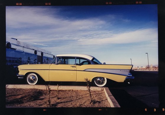 Chevy at the Diner, Bisbee, Arizona