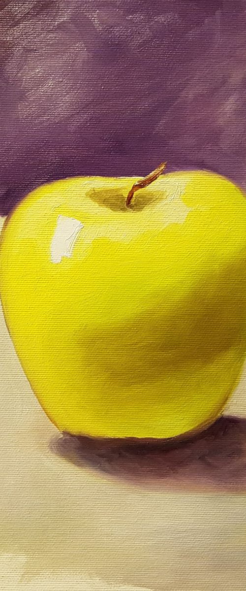 Still life - Apple 30*30 cm by Anna Reznik