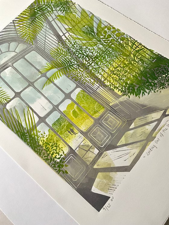 Looking Out of the Palm House