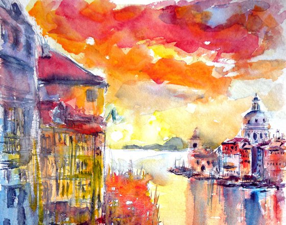 Venice at sunset