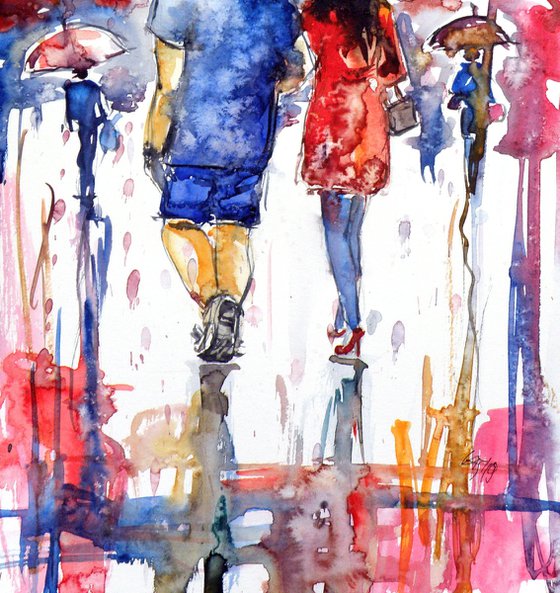 Walk in rain II