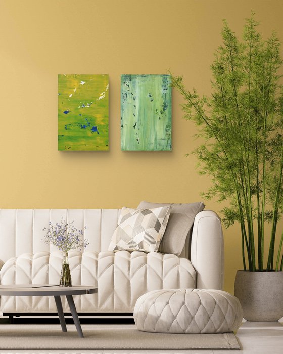 Yellow Leaning Green