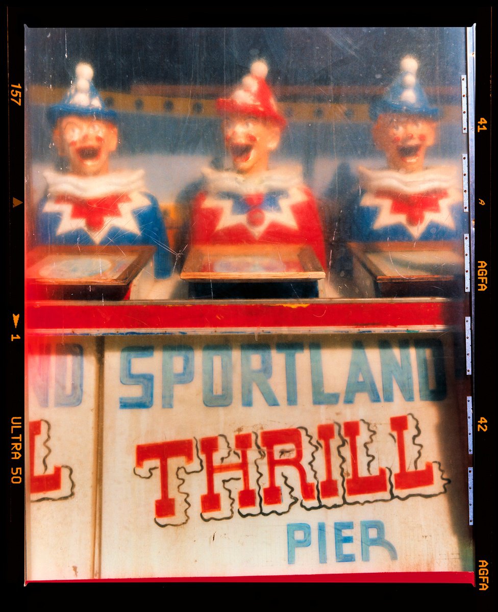 Urban And Pop Portrait Photograph By Richard Heeps, 23 X 27", Thrill Pier, Wildwood, Original Artwork