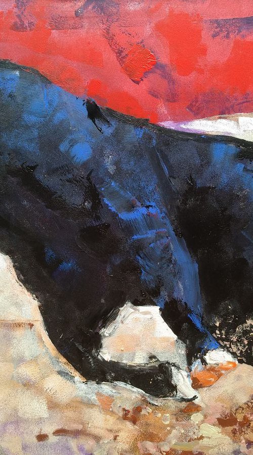 Black bull by Marina Del Pozo