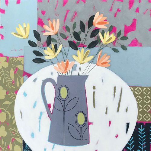 Flowers On My Table by Emma Dashwood