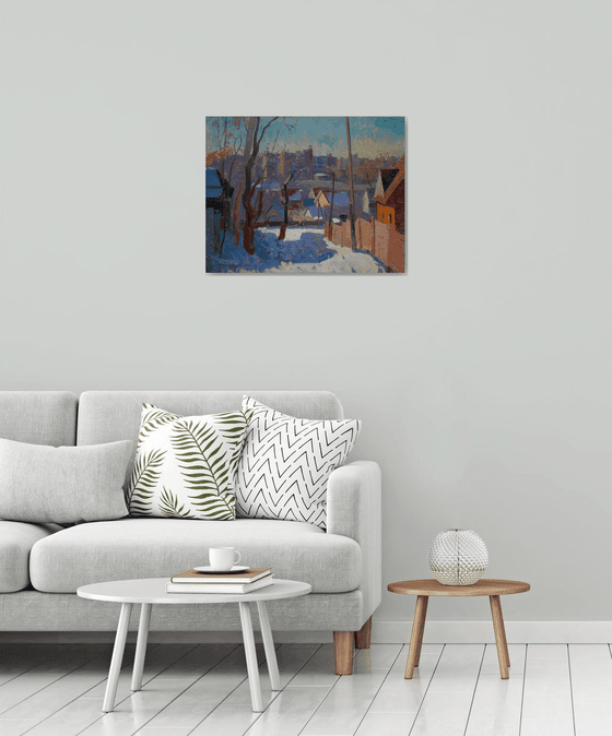 Winter on Volodymyrska Street