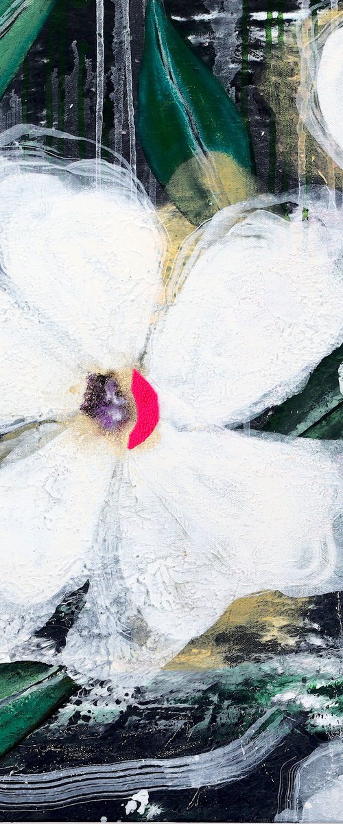 Luminous Bloom by Poovi Art