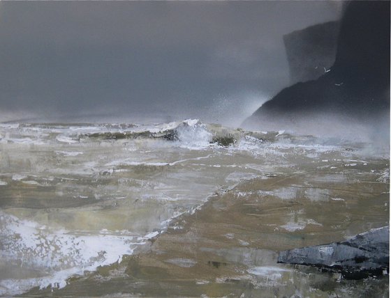 'Orkney Beach in Winter'