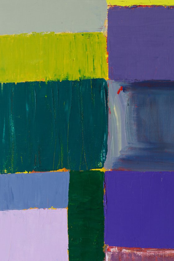 Squares / Yellow Purple