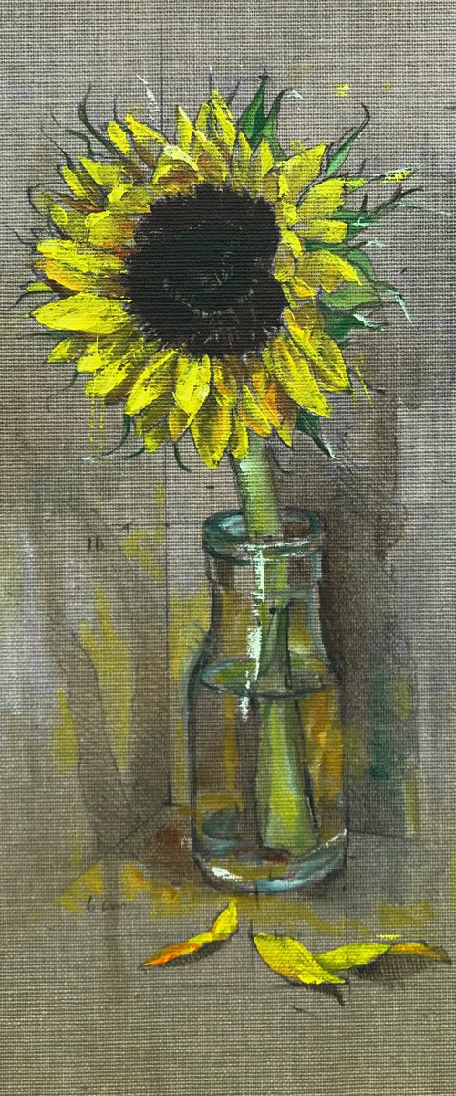 Sunflower still life by Luci Power