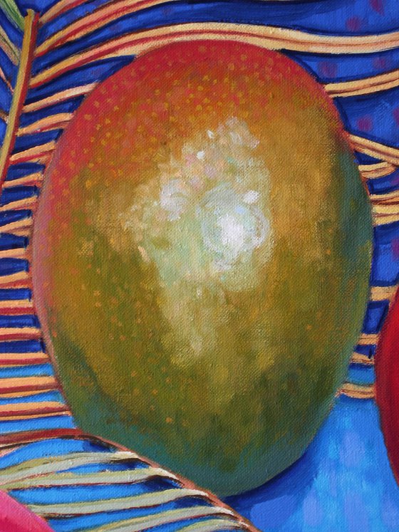 Fruit and Palm Leaf