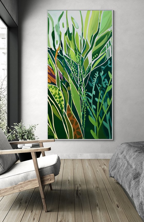 Magic Greenery #8 green abstraction