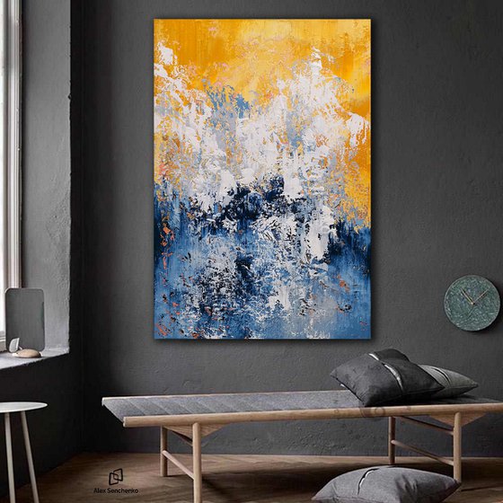150x100cm. / abstract painting / Abstract 1184