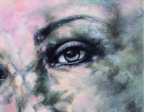 The Moon's Hidden Gaze