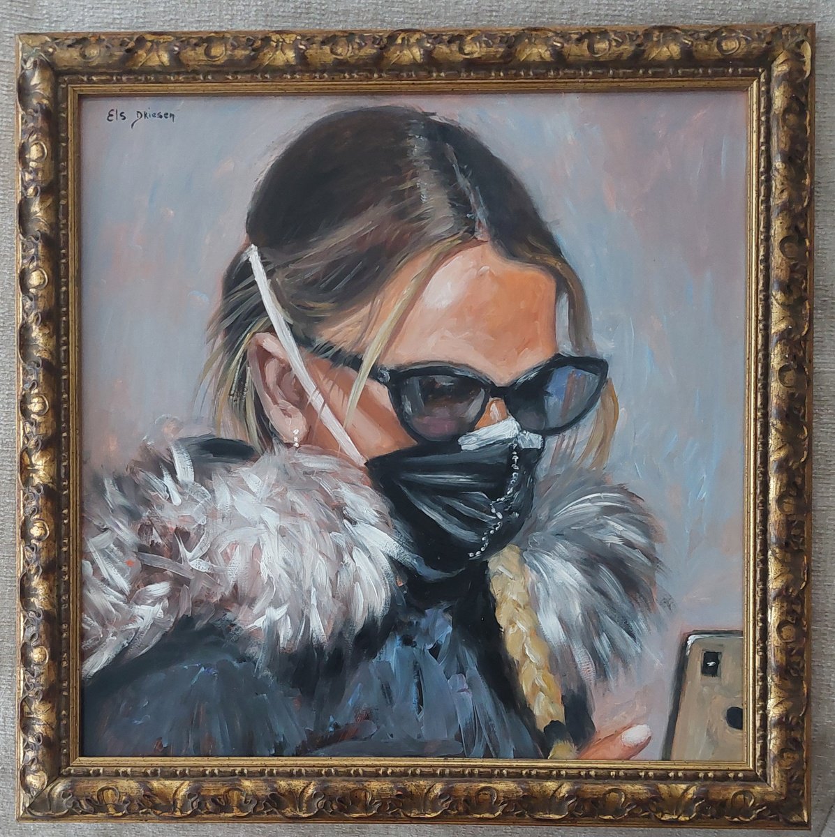 Stay Safe By Els Driesen, 17 X 17, Artwork For Sale On Artfinder