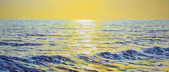 Warm ocean evening.