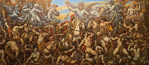 Battle with the Amazons by Oleg and Alexander Litvinov