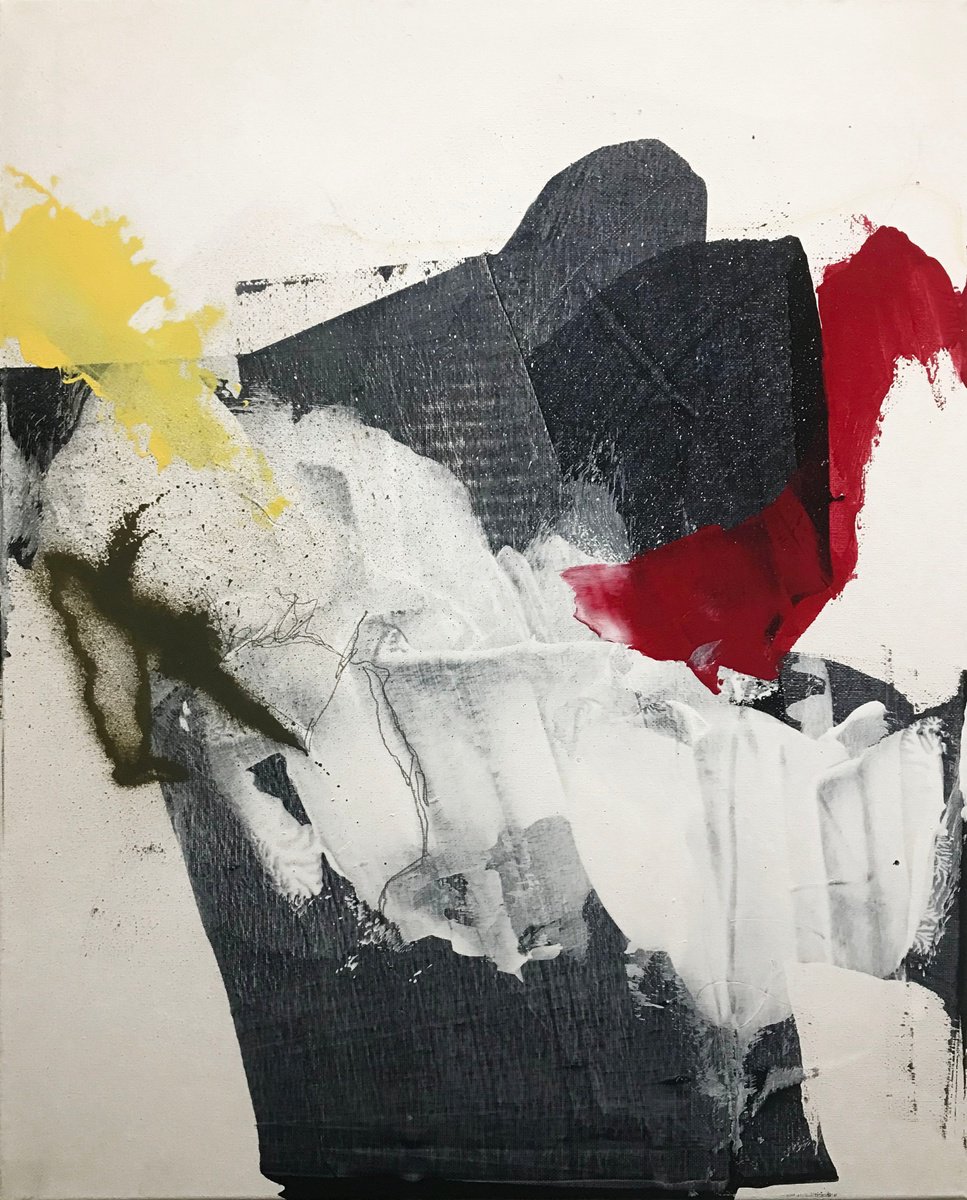 Organic Abstract Acrylic Painting By Kris Haas, 16 X 20", It Matters, Original Artwork