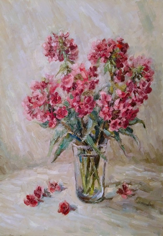 Bouquet. Original oil painting.