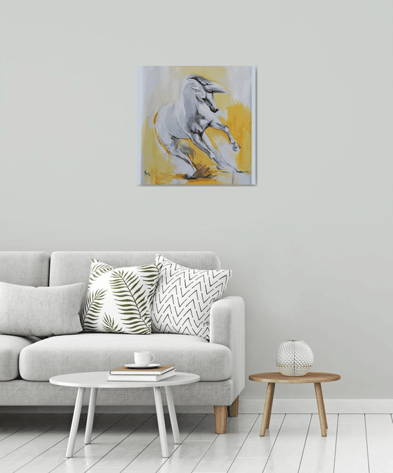 yellow horse