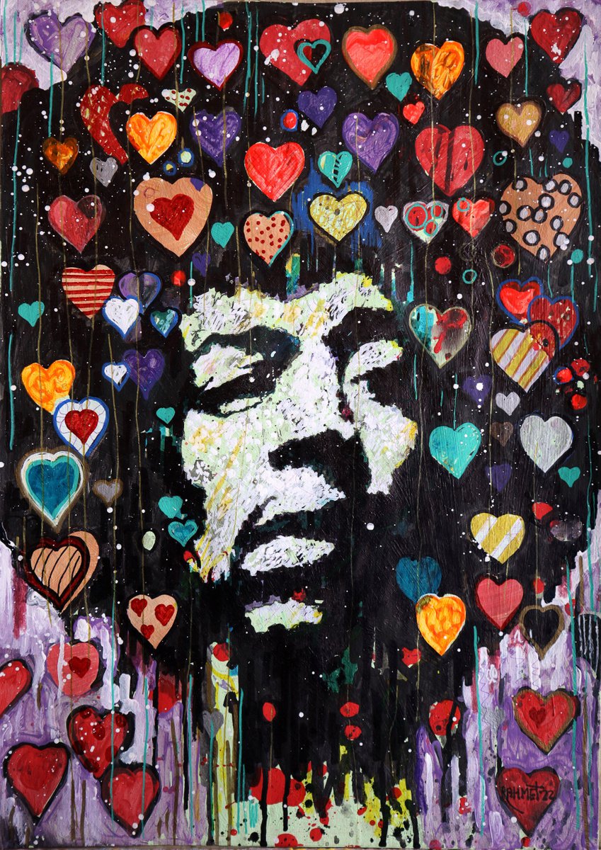 Jimi Hendrix. by Rakhmet Redzhepov