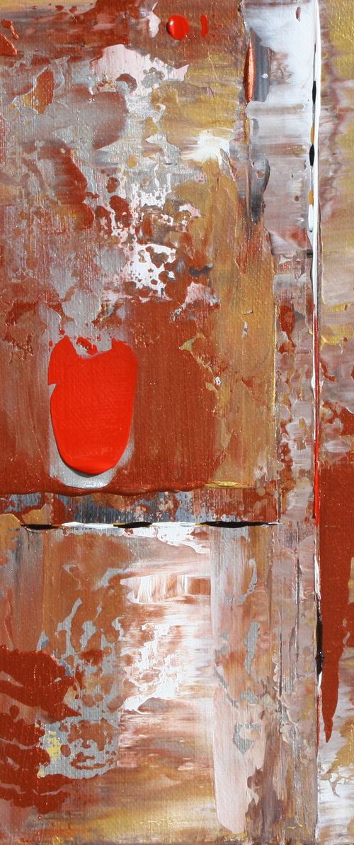 Little Copper Gold Red Expression by Robert Lynn