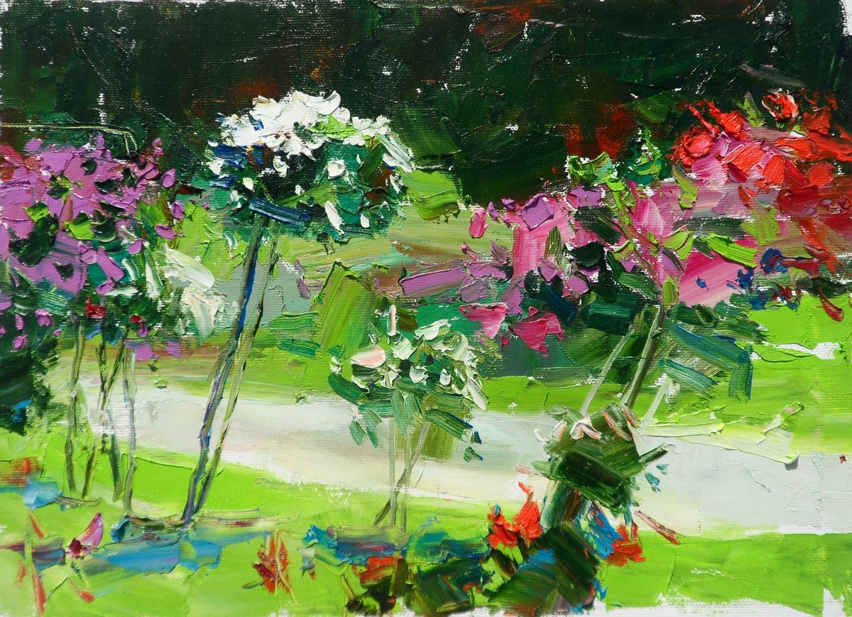 My garden. Roses by Yehor Dulin