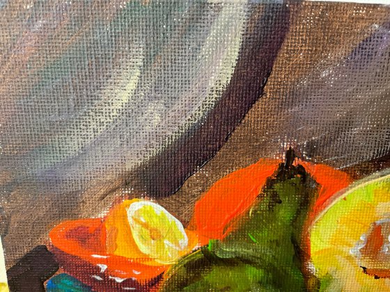 Still life with fruits