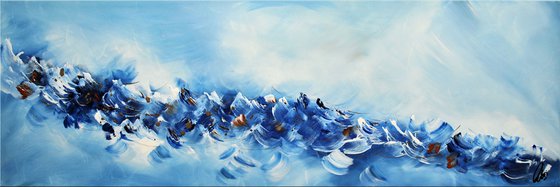 Blue Wonder - Acrylic Painting - Abstract Art Painting Canvas Art Wall Art Ready to hang