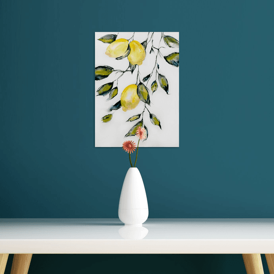 Lemon painting