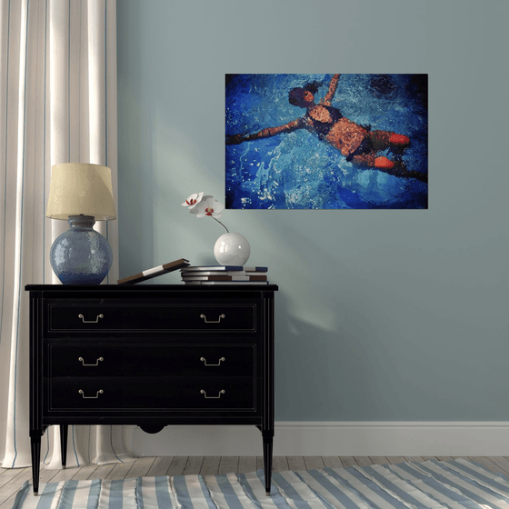 Star Float - Swimming Painting