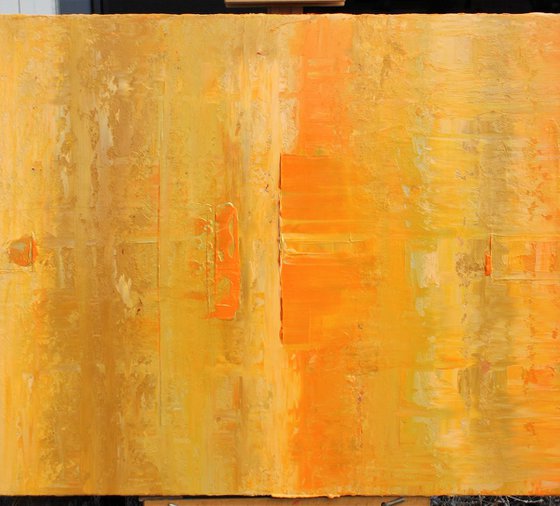 Abstract Gold Orange Ochre Concept