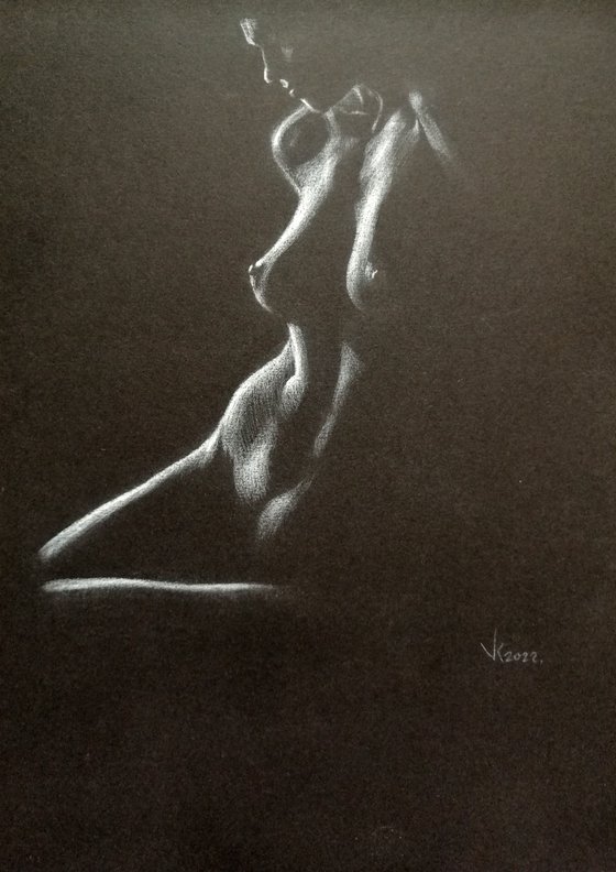 Nude noir #256 (21X29)cm