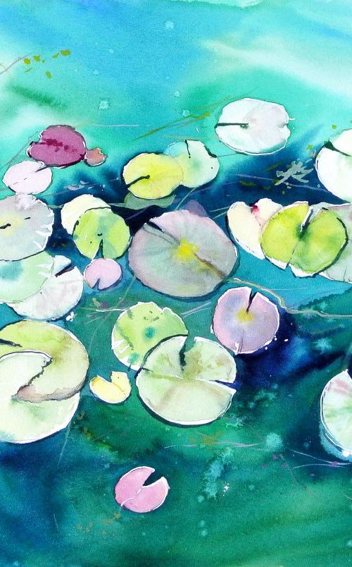 Water Lilies from Villeneuve by Ksenia Astakhova