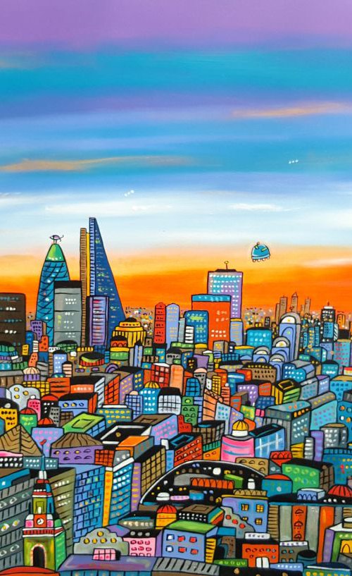 Illusion of London by Maria Luisa  Azzini