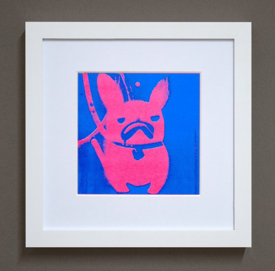 'P!nk' French Bulldog (small framed artists proof)