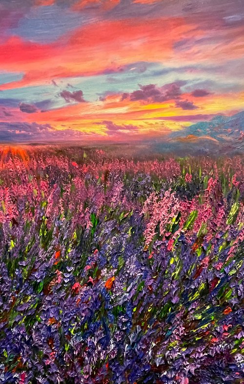Lavender Hill by Kenneth Halvorsen